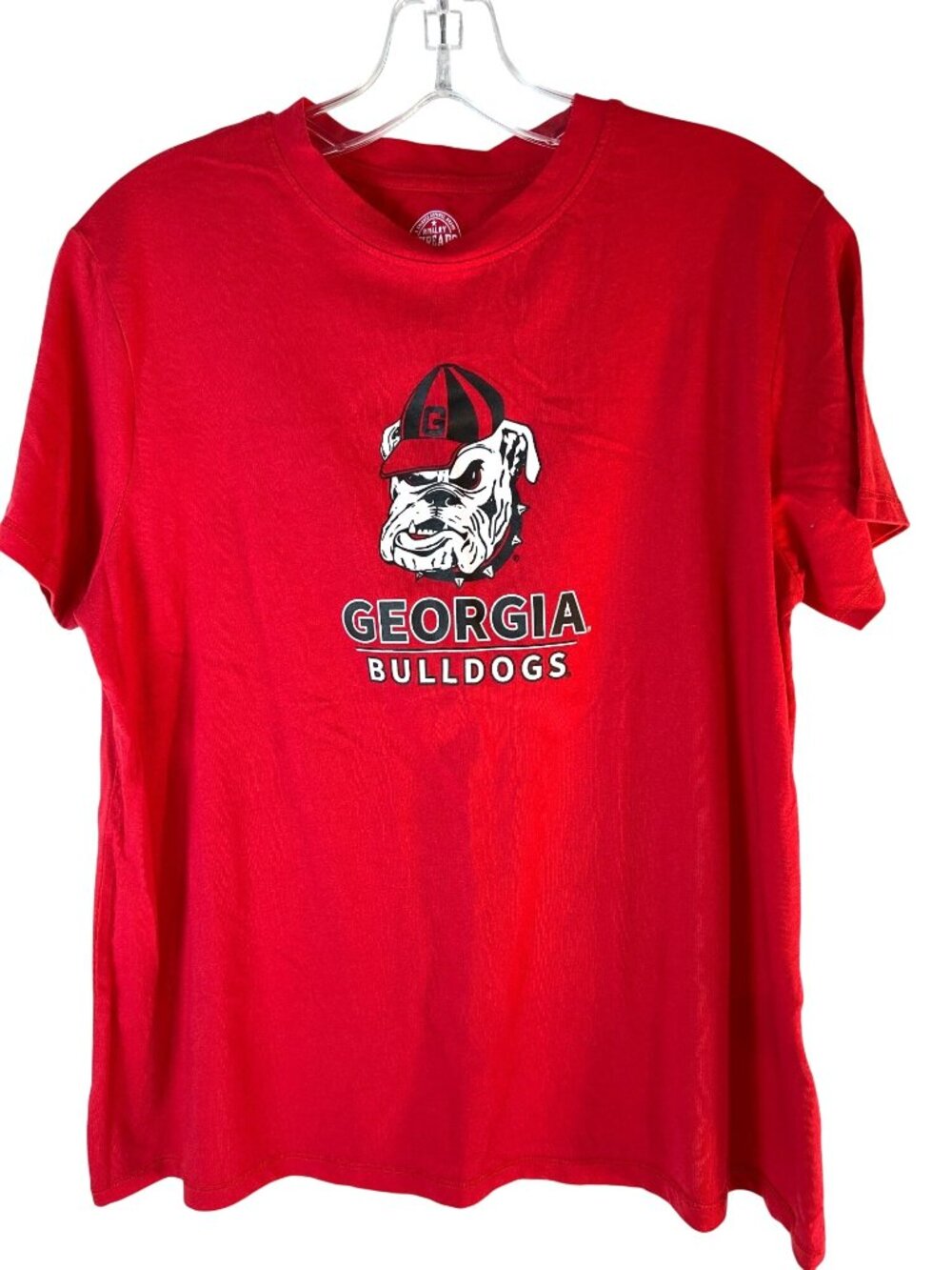 Rivalry Threads Girls Graphic Tee Georgia Bulldogs Red/Black/White Size L 12/14